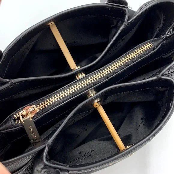 Kate Spade Dumpling Small Satchel Bag in Black color - Picture 11 of 16